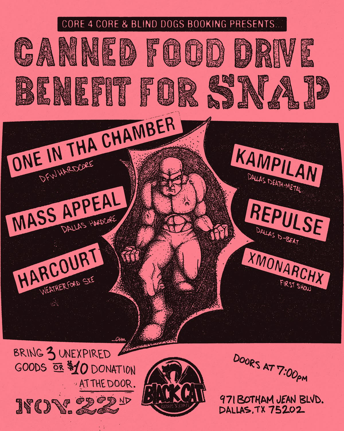 11/22 – Canned Food Drive [C4C vs. BDB Vol. 1]